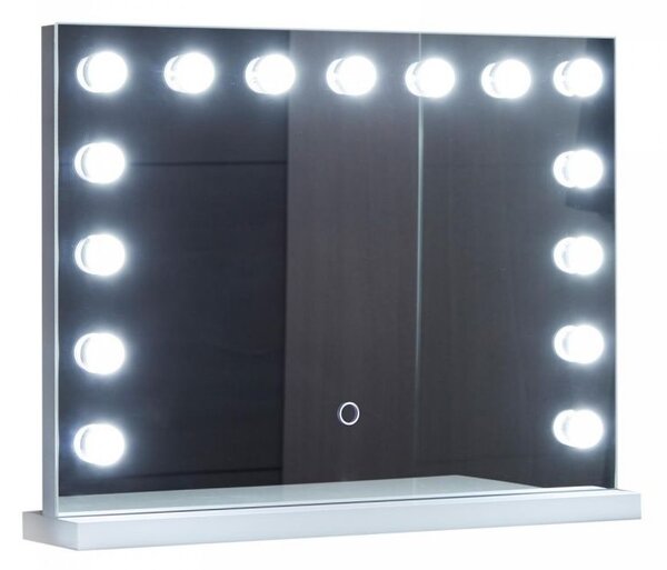 LED zrcadlo do koupelny Hollywood 58 × 43 cm