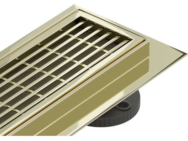 Mexen Flat M33 nerezový sprchový žlab 50 cm, zlatá, 1533050-15