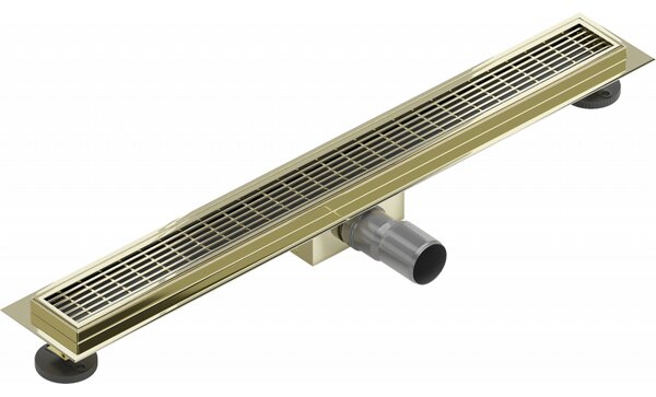 Mexen Flat M33 nerezový sprchový žlab 50 cm, zlatá, 1533050-15