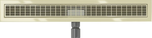 Mexen Flat M33 nerezový sprchový žlab 50 cm, zlatá, 1533050-15