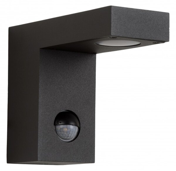 LED venkovní nástěnné svítidlo Lucide Texas 28850/24/30 1x6W LED - designová řada / pohybové čidlo