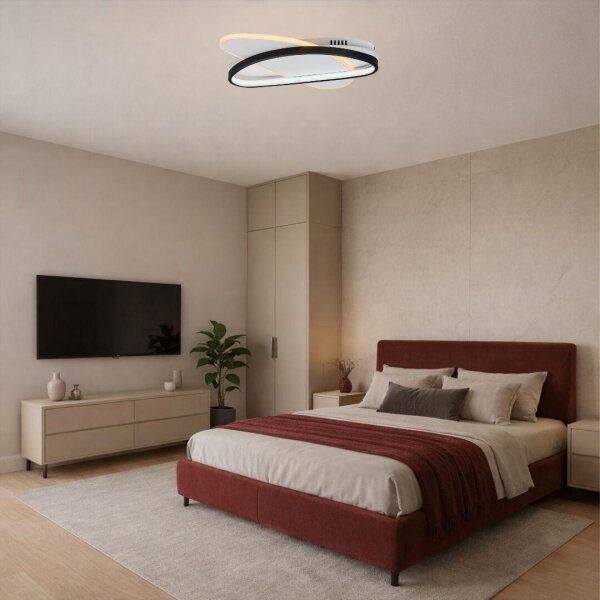Rabalux 71469 - LED Stm stropní sv BRANTIEL 57W/230V 3000-6000K 45x30,5 cm+DO