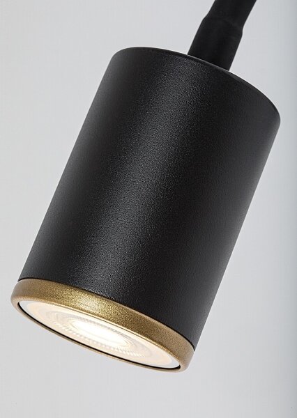 Rabalux 73111 - Nástěnné bodové svítidlo NOLIE 1xGU10/15W/230V černá