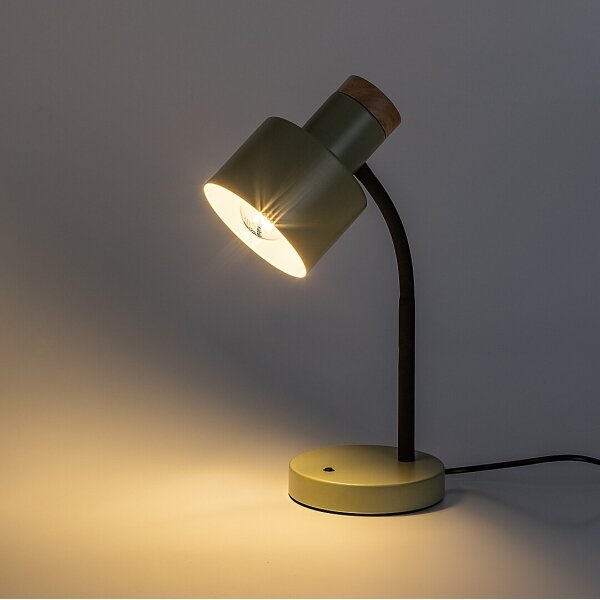 Rabalux 74099 - Stolní lampa PASTRO 1xE27/20W/230V khaki