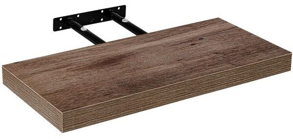 75586 Stilista Nástěnná police Volato 80 cm, sv. rustikální dřevo