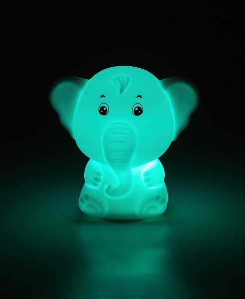 Rabalux 76042 - LED RGB Dotykové noční světlo LIGHTIMALS LED/0,05W/1xCR2032 slon
