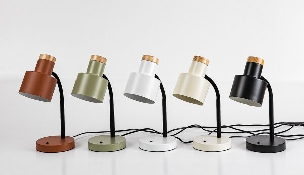 Rabalux 74096 - Stolní lampa PASTRO 1xE27/20W/230V černá
