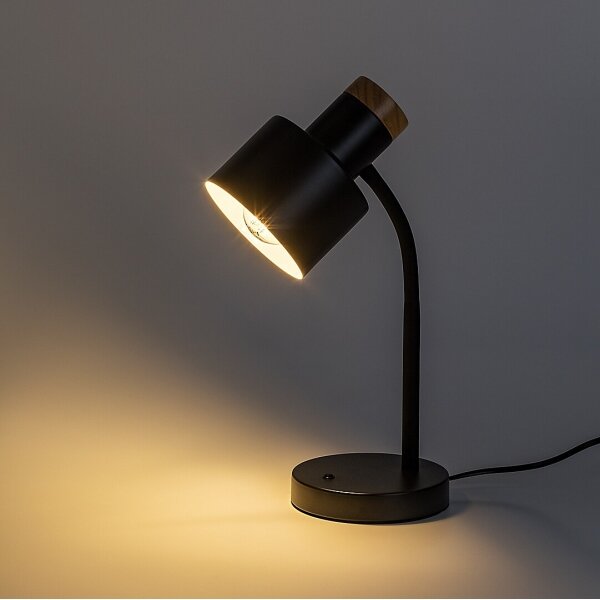 Rabalux 74096 - Stolní lampa PASTRO 1xE27/20W/230V černá
