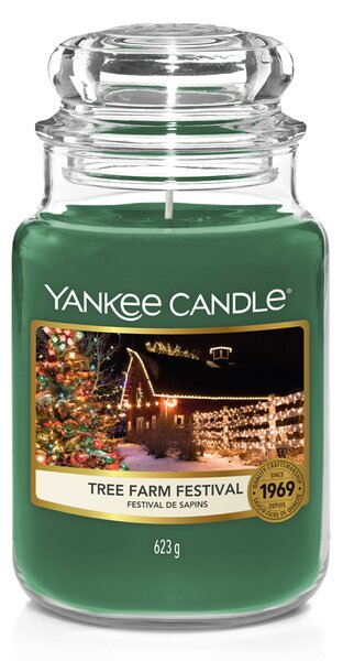 Yankee Candle - vonná svíčka Tree Farm Festival (Festival stromků) 623g