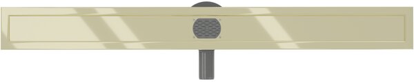 Mexen Flat 360, tělo žlabu s rotačním sifonem 90 cm, zlatá lesklá, 1540090