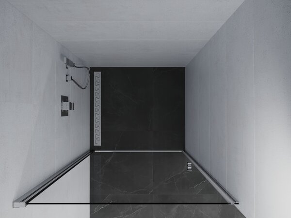Mexen Pretoria sprchové dveře otočné 60 cm, transparentní, chrom - 852-060-000-01-00