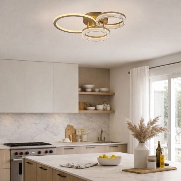 Rabalux 71473 - LED Stm stropní sv RIVONA LED/38W/230V 3000-6500K 58,5x38 cm+DO