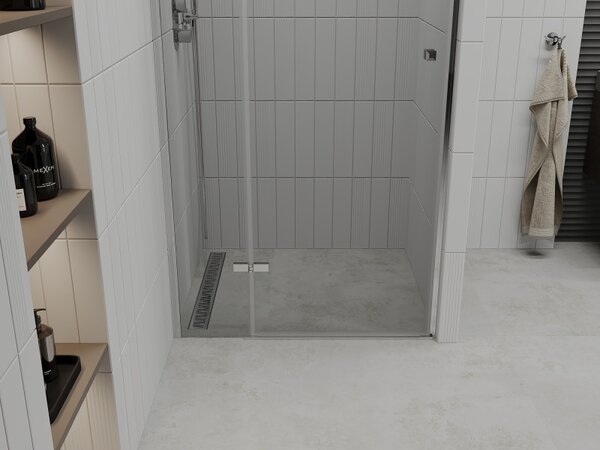 Mexen Roma sprchové dveře otočné 70 cm, transparentní, chrom - 854-070-000-01-00