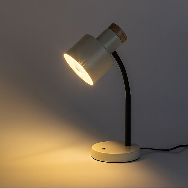 Rabalux 74097 - Stolní lampa PASTRO 1xE27/20W/230V krémová
