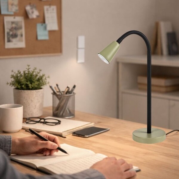 Rabalux 74094 - Stolní lampa ALDO 1xGU10/7W/230V khaki