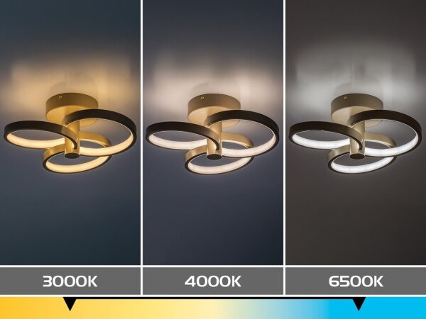 Rabalux 71400-LED Stm stropní sv ISIDORA 32W/230V 3000-6500K pr.31 cm béžová+DO
