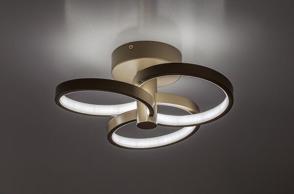 Rabalux 71400-LED Stm stropní sv ISIDORA 32W/230V 3000-6500K pr.31 cm béžová+DO