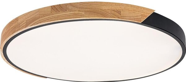 Rabalux 71418 - LED Stropní sv MAPLE2 42W/230V 3000/4000/6500K černá/dub pr.41cm