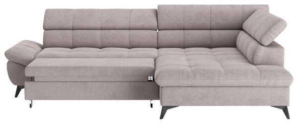 SEDACÍ SOUPRAVA, textil, šedá Welnova - Sedací soupravy