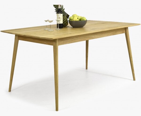 Jídelní stůl - retro vzhled 160 x 90 cm, dub