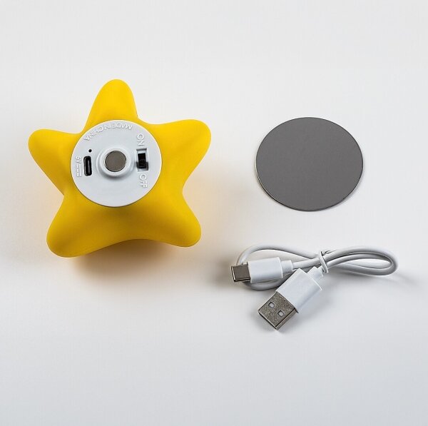 Rabalux 76046-LED Stm nab dot dětské noční světlo DREAMIES 2,7W/5V 200mAh hvězda