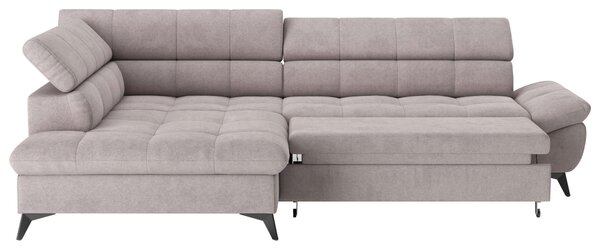 SEDACÍ SOUPRAVA, textil, šedá Welnova - Sedací soupravy