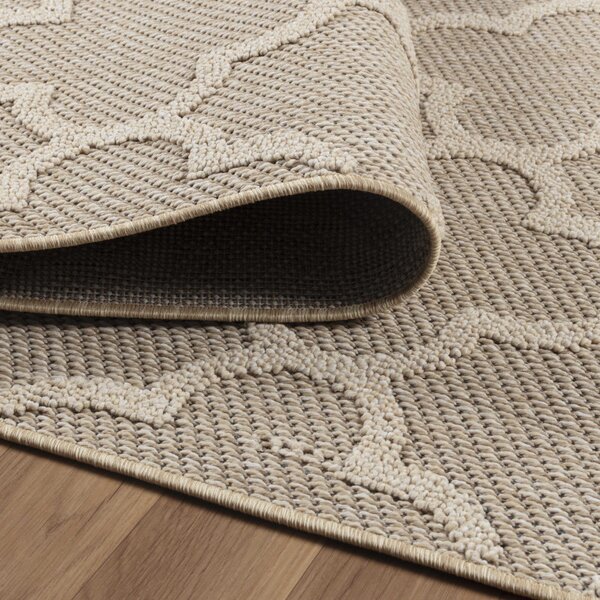 Ayyildiz, Kusový koberec Patara 4951 Beige – na ven i na doma, 80x150, béžová, chodba / předsíň