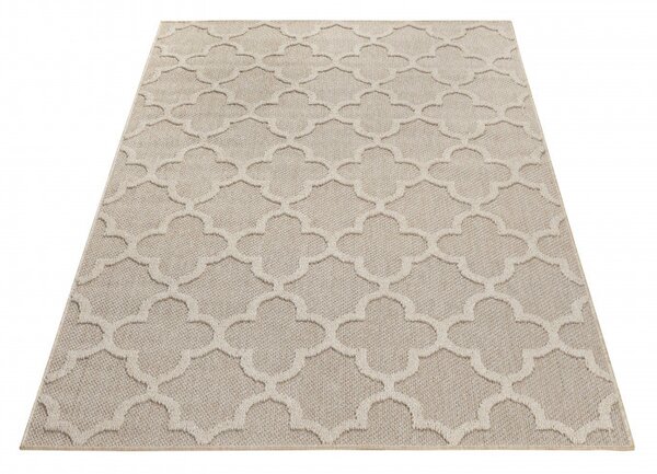 Ayyildiz, Kusový koberec Patara 4951 Beige – na ven i na doma, 80x150, béžová, chodba / předsíň