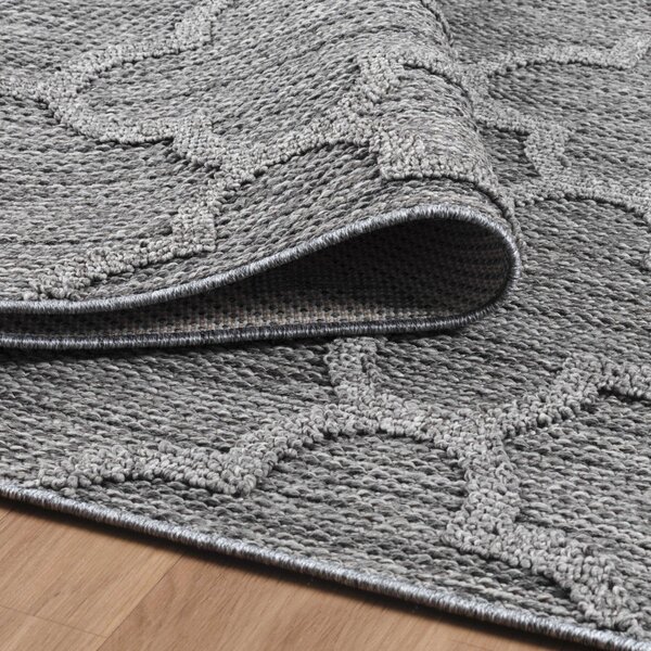 Ayyildiz, Kusový koberec Patara 4951 Grey – na ven i na doma, 80x250, šedá, chodba / předsíň