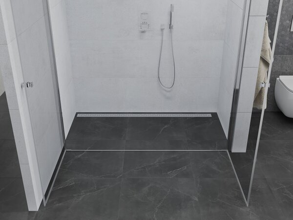 Mexen Pretoria Duo sprchové dveře otočné 140 cm, průhledné, chrom - 852-140-000-02-00