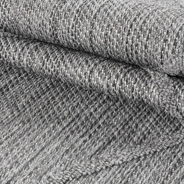 Ayyildiz, Kusový koberec Patara 4952 Grey – na ven i na doma, 80x150, šedá, chodba / předsíň