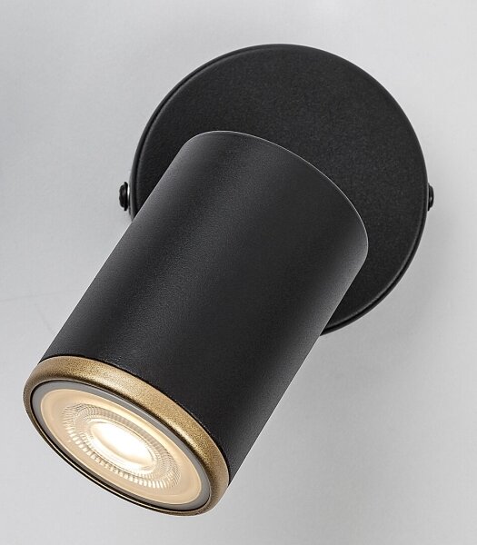 Rabalux 73107 - Nástěnné bodové svítidlo NOLIE 1xGU10/15W/230V černá