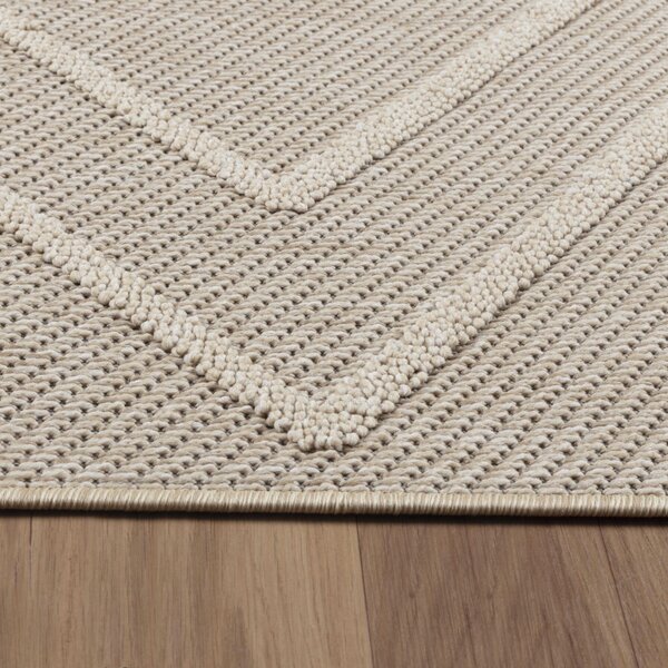Ayyildiz, Kusový koberec Patara 4954 Beige – na ven i na doma, 80x150, béžová, chodba / předsíň