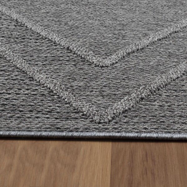 Ayyildiz, Kusový koberec Patara 4954 Grey – na ven i na doma, 200x290, šedá, chodba / předsíň