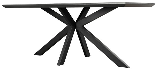 JÍDELNÍ STŮL, černá, tmavě šedá, 180/90/76 cm MID.YOU - Jídelní stoly, Online Only