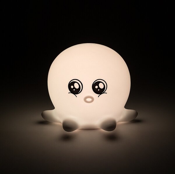 Rabalux 76044-LED RGB Dotykové noční světlo LIGHTIMALS 0,05W/1xCR2032 chobotnice
