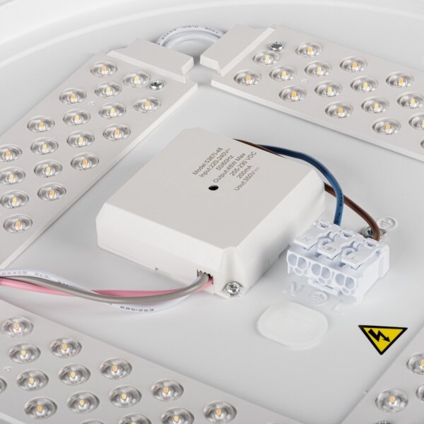 Kanlux 46281-LED Stm. svít. LIXAN 47W/230V 3000-6500K pr.38,6 cm bílá/černá + DO