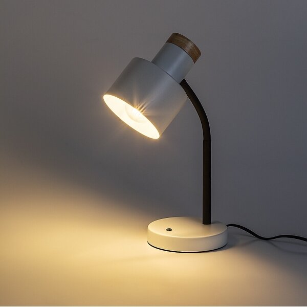 Rabalux 74098 - Stolní lampa PASTRO 1xE27/20W/230V bílá