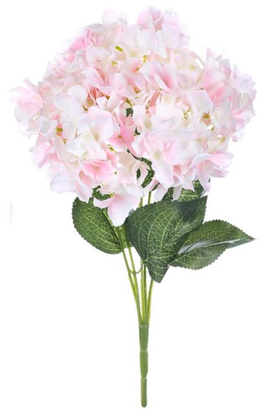 Autronic Umělá květina, puget hortenzie bílo-růžový