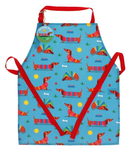 Bavlněná dětská zástěra Sunny Sausage Dog – Rex London