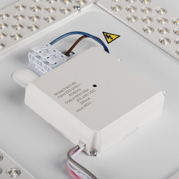 Kanlux 46283-LED Stm. svít. LIXAN 65W/230V 3000-6500K pr.48,6 cm bílá/černá + DO