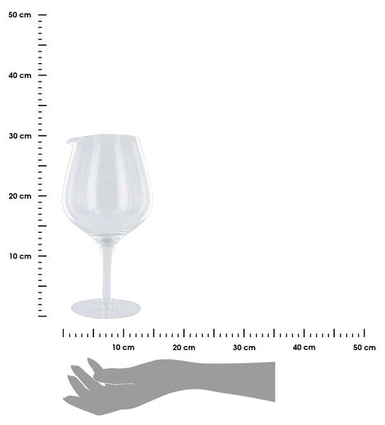 Skleněná karafa na víno Vinario 1,6l