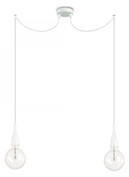 Závěsné stropní svítidlo Ideal lux Minimal SP2 112718 2x70W E27 - bílá