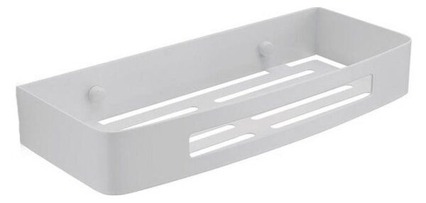 Gedy - Nástěnná police do sprchy SMART 30x12,8 cm bílá