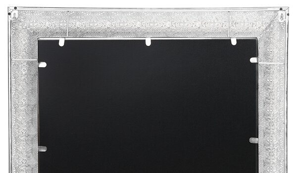 Zrcadlo CAVAN 65 cm 65 cm Kov Stříbrná