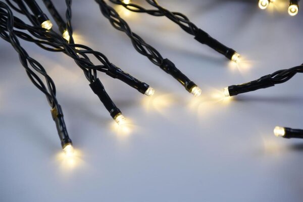 Světelný řetěz ve tvaru kuželu, 280 LED, teple bílá