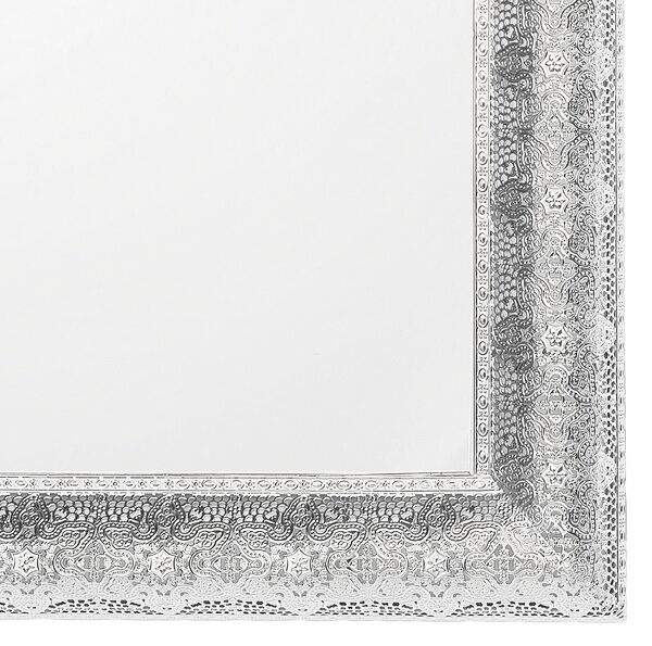 Zrcadlo CAVAN 65 cm 65 cm Kov Stříbrná