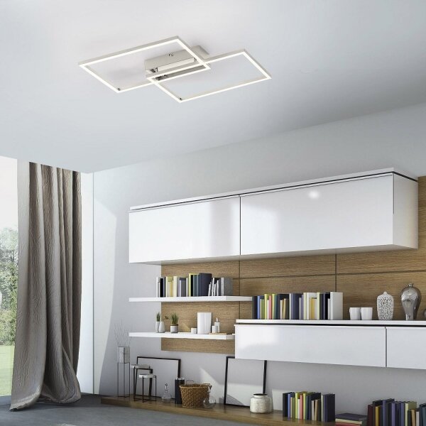 Leuchten Direkt 14018-55 - LED Stmívatelný přisazený lustr IVEN 2xLED/15W/230V