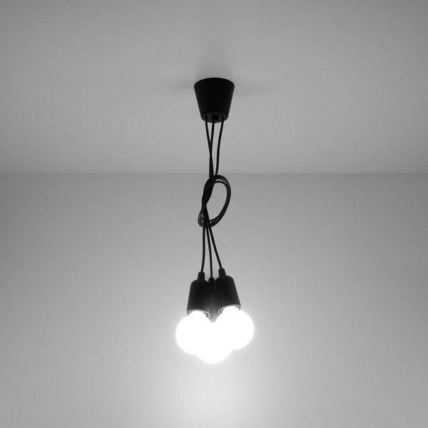 Sollux SL.0573 - Lustr na lanku DIEGO 3xE27/60W/230V