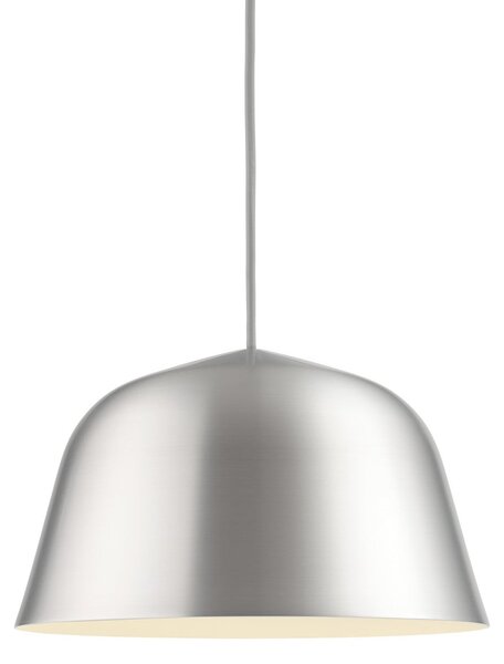 Závěsná svítidlo Muuto, Ambit, stmívatelné, Šedá, Obývací pokoj, Hliník, Design